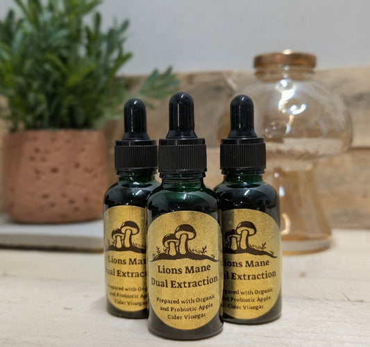 Lions Mane Dual Extraction - 30ml - Non-Alcoholic